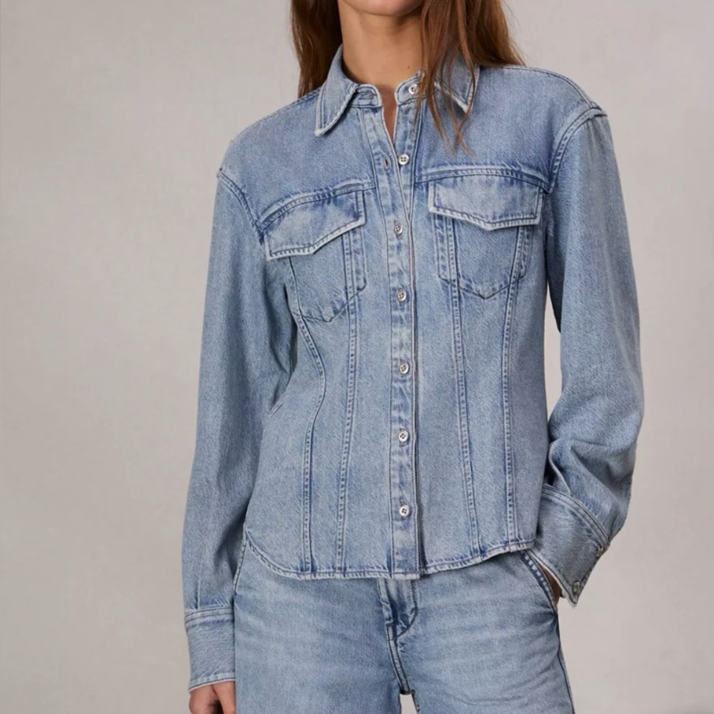 NWT Rag & Bone Ultra Featherweight Mila Top